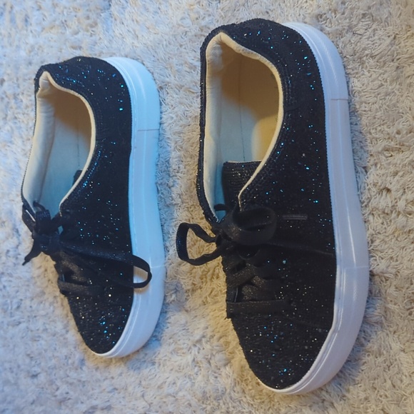 Betsey Johnson rhinestone sneakers - Picture 5 of 9